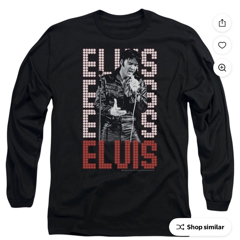 Elvis long sleeve graphic T-shirt brand new